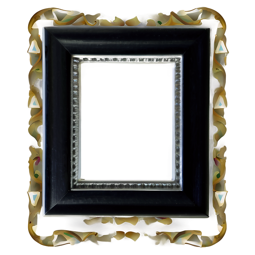 Black Frame With Shelf Png Sfx