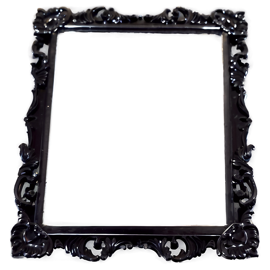 Black Frame With Stand Png 14