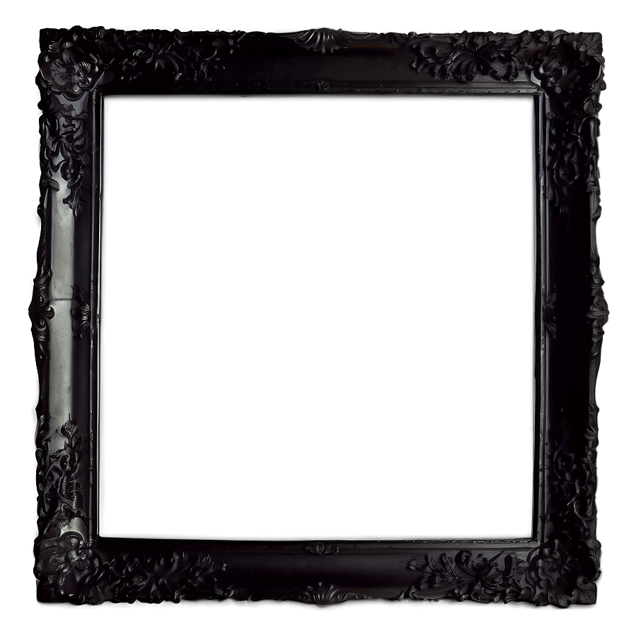 Black Frame With Stand Png Myd