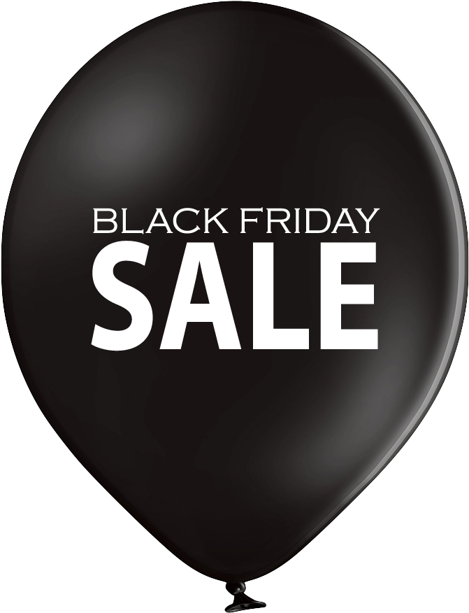 Black Friday Image With Balloons, HD Png Download PNG with transparent background