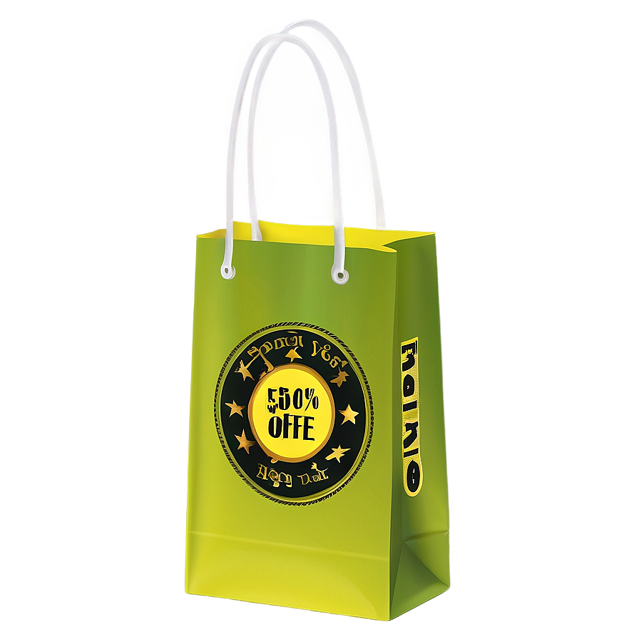 Black Friday Shopping Bag PNG ngy PNG with transparent background