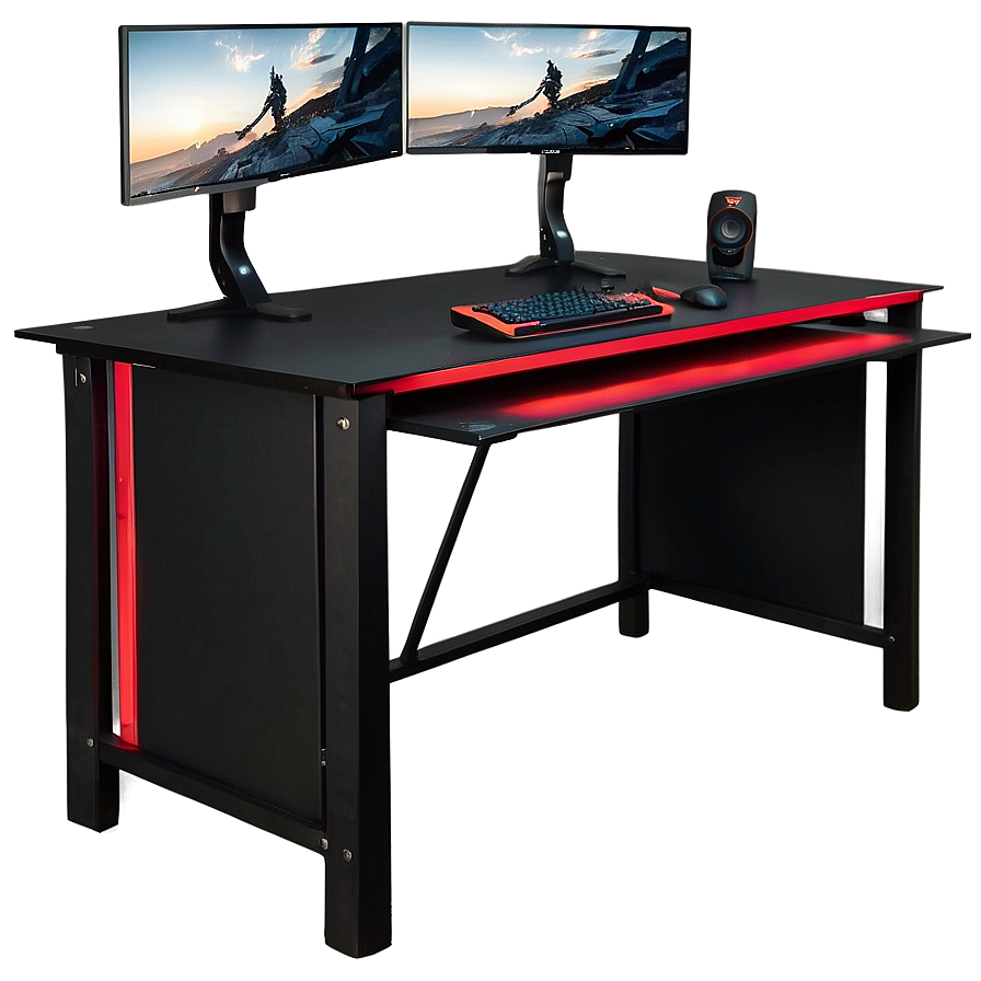 Black Gaming Desk Png Dlc