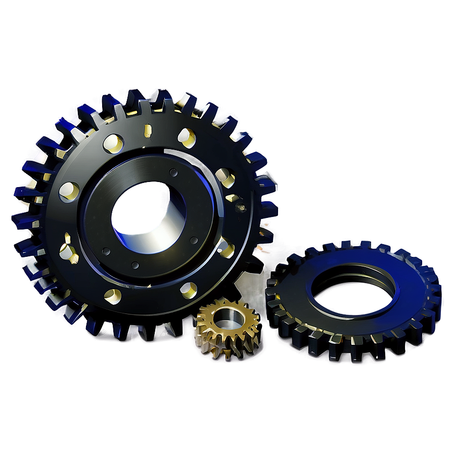 Black Gear Icon PNG 05252024 PNG with transparent background