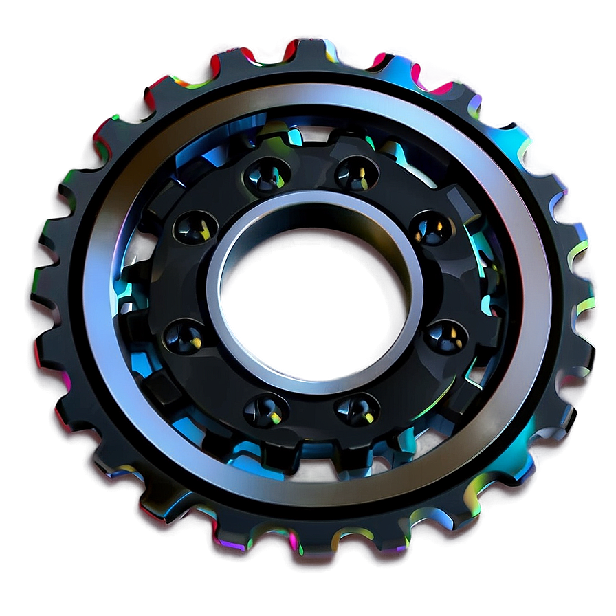 Black Gear Icon PNG qau70 PNG with transparent background