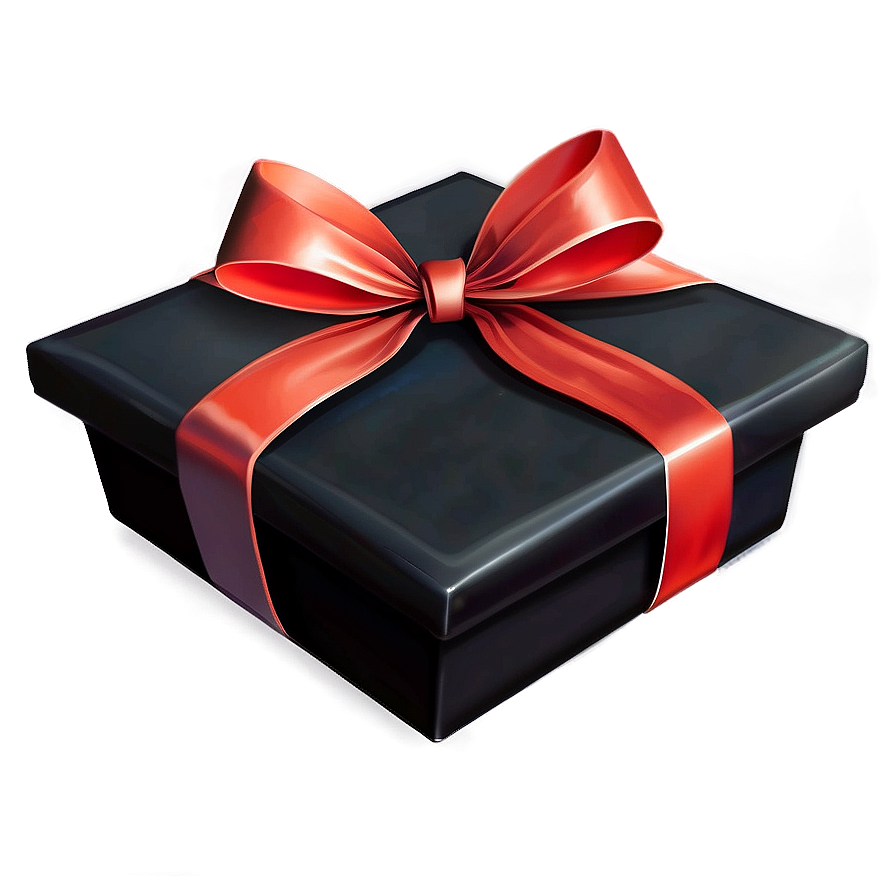 Black Gift Box Png Abv