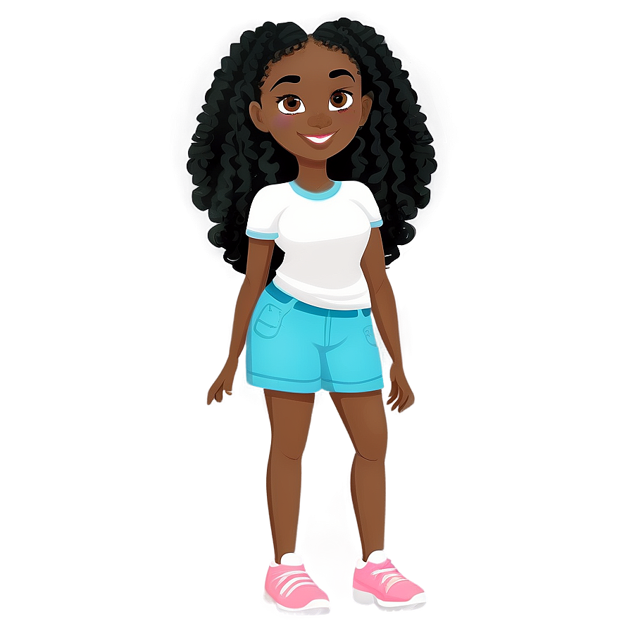 Black Girl Cartoon B