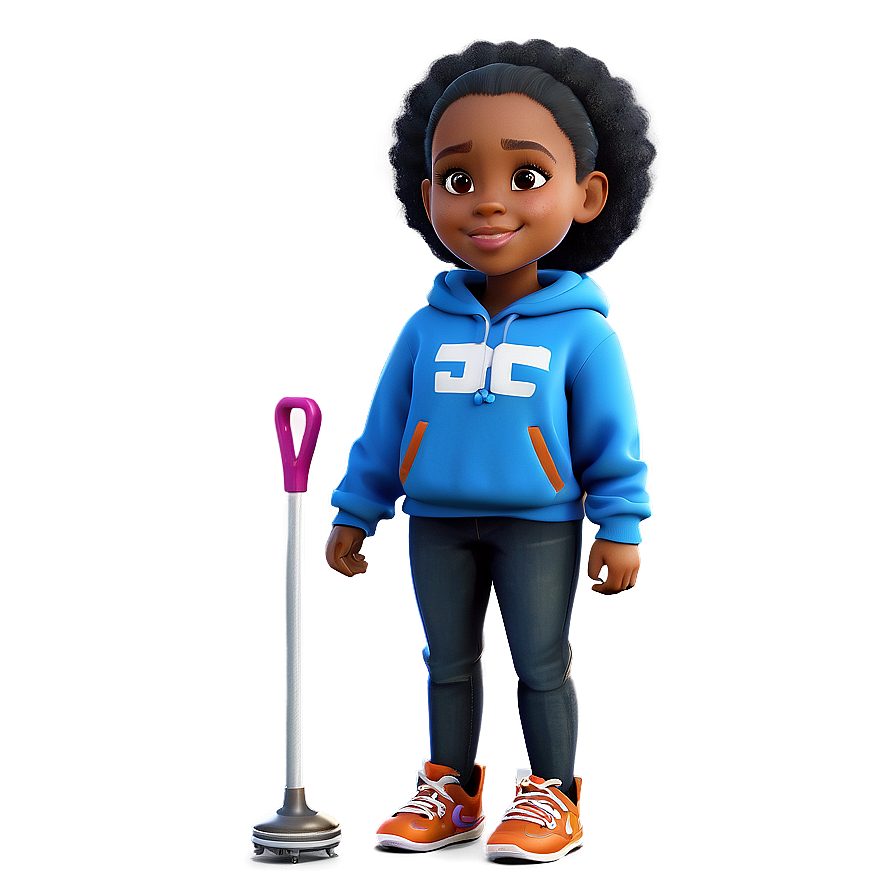 Black Girl Cartoon Character Design Png 68