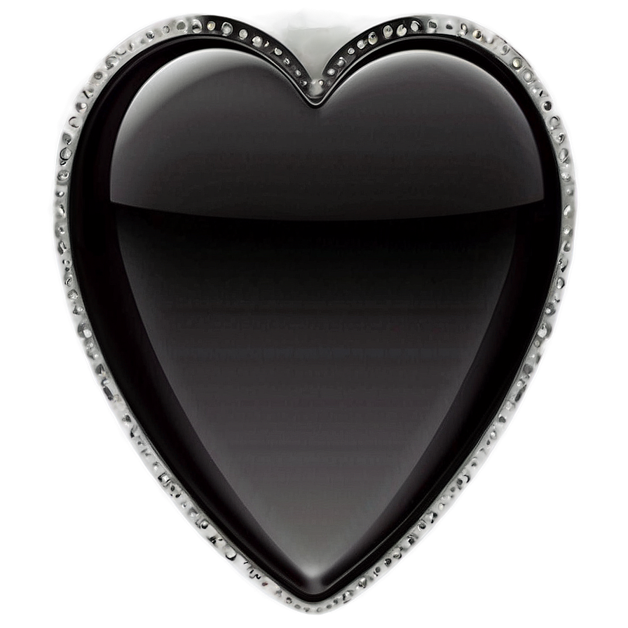 Black Gradient Heart Png 59