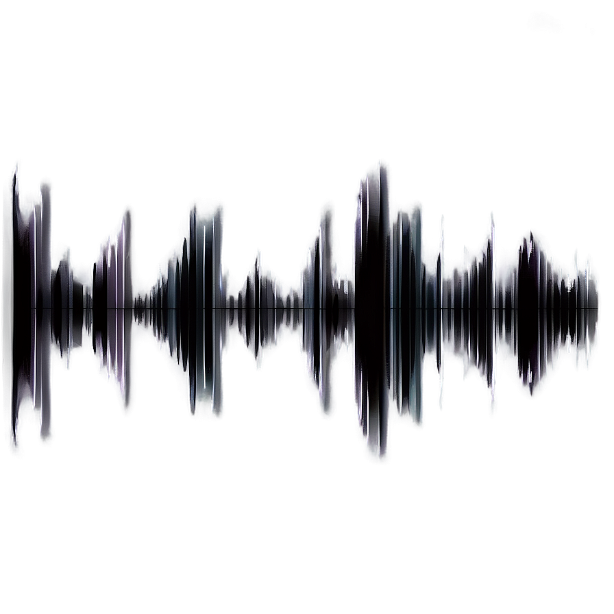 Black Gradient Waveform Png Qql