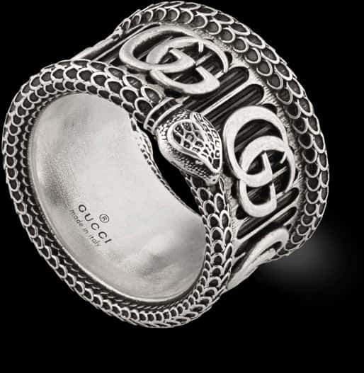 Black Gucci Ring Mens, HD Png Download PNG with transparent background