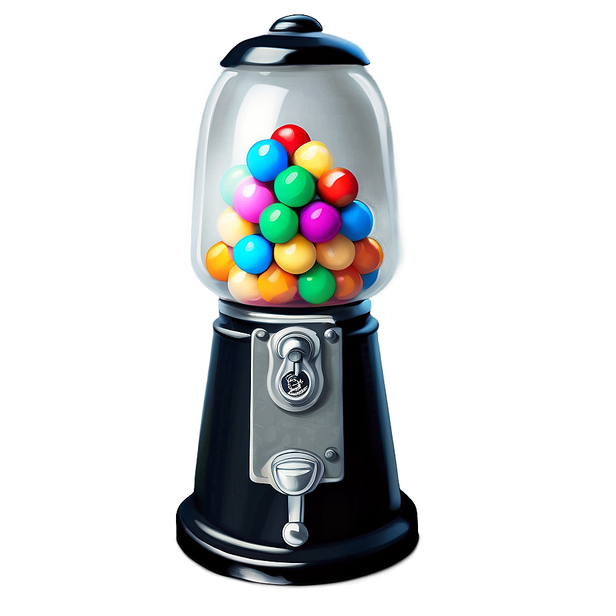 Black Gumball Machine Png Kew30