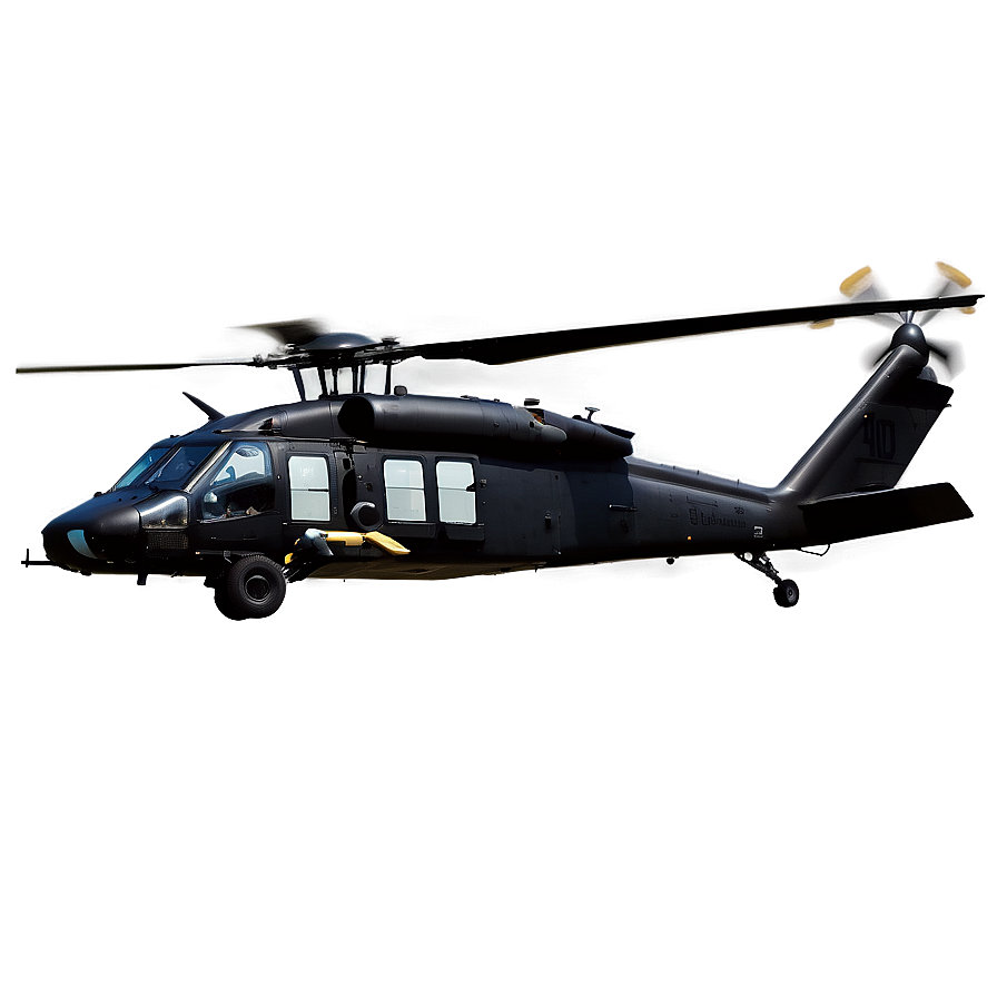 Black Hawk Command Helicopter Png 06252024