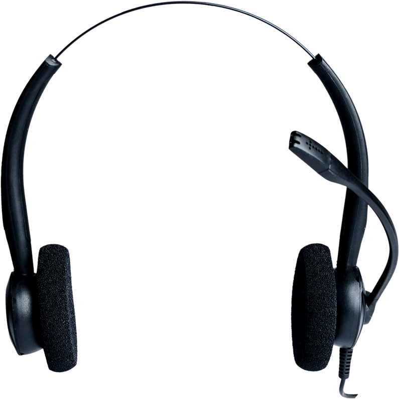 Black Headsetwith Microphone