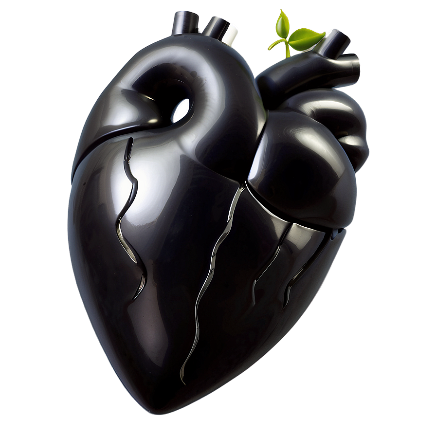 Black Heart Icon Png 65