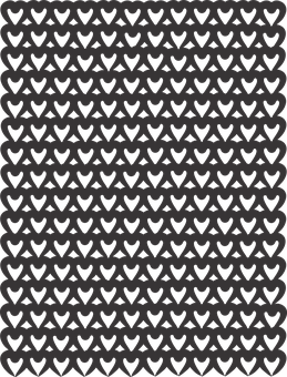 Black Heart Pattern Background PNG with transparent background