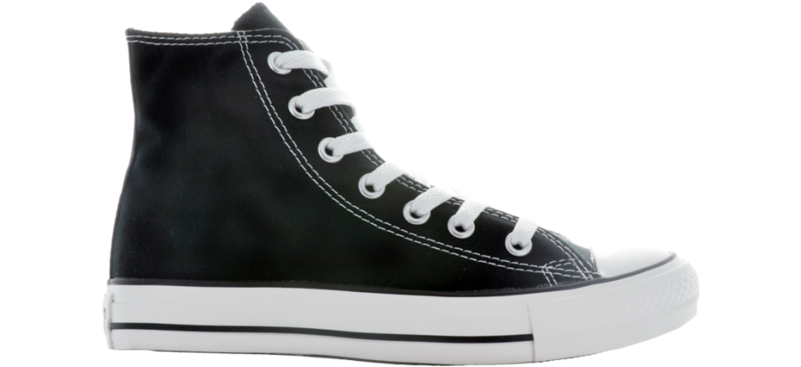 Black High Top Converse Sneaker