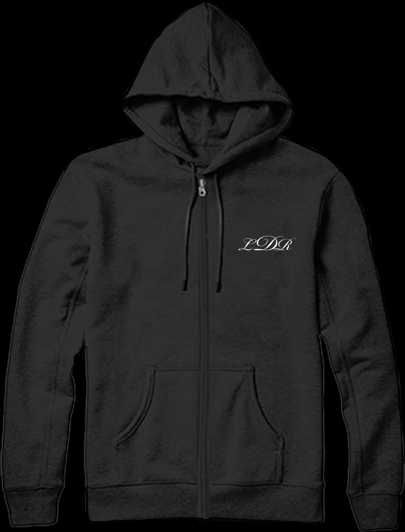 Black Hoodiewith Logo