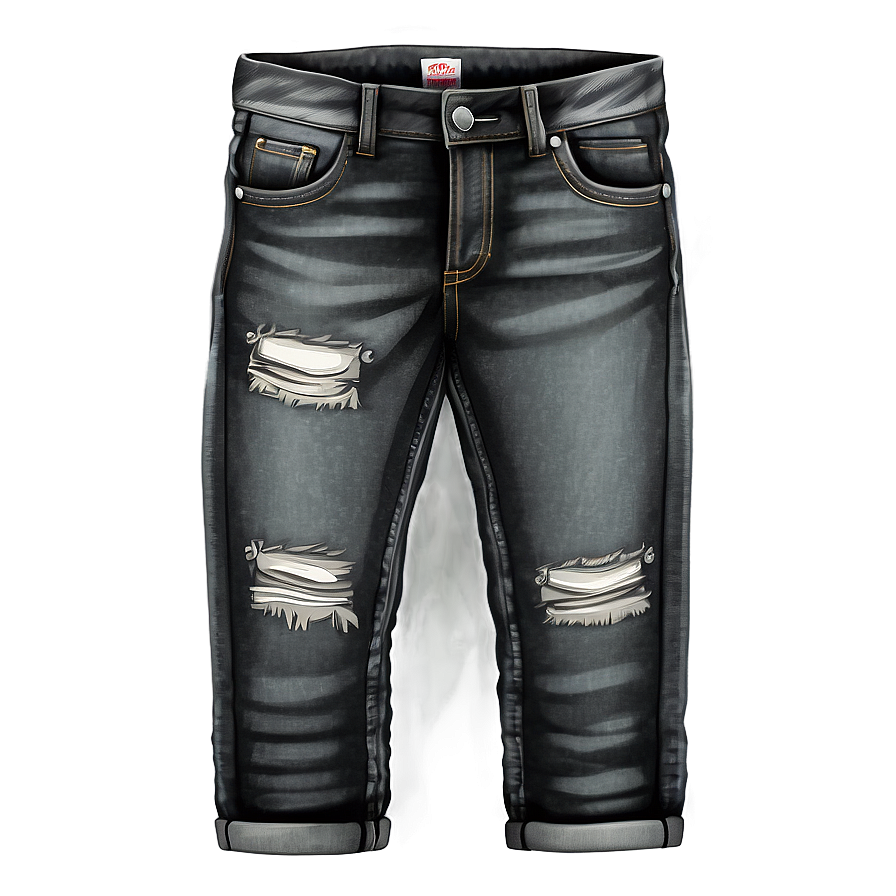 Black Jean Texture Png Llw