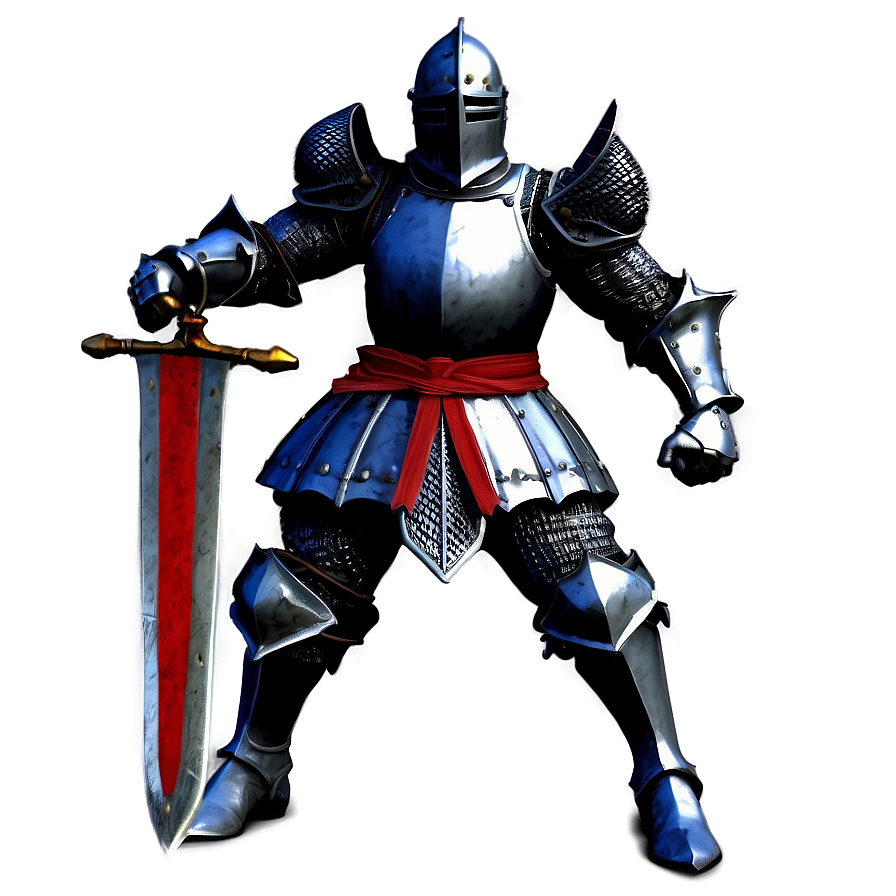 Black Knight Combat Stance Png Txu65