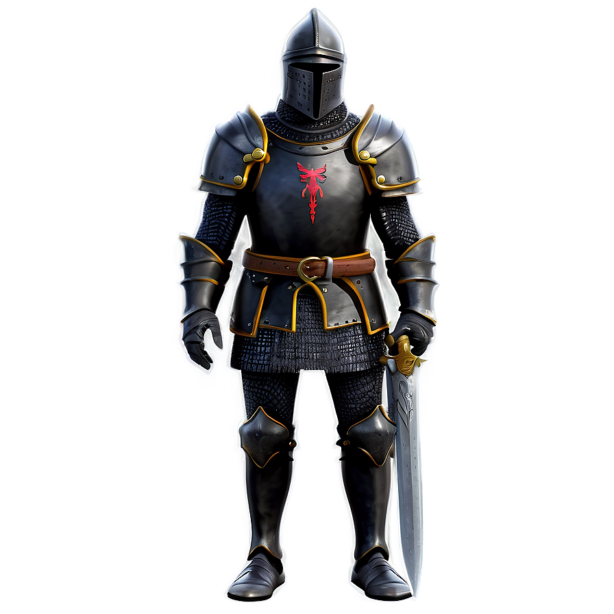 Black Knight Standing Png Utl