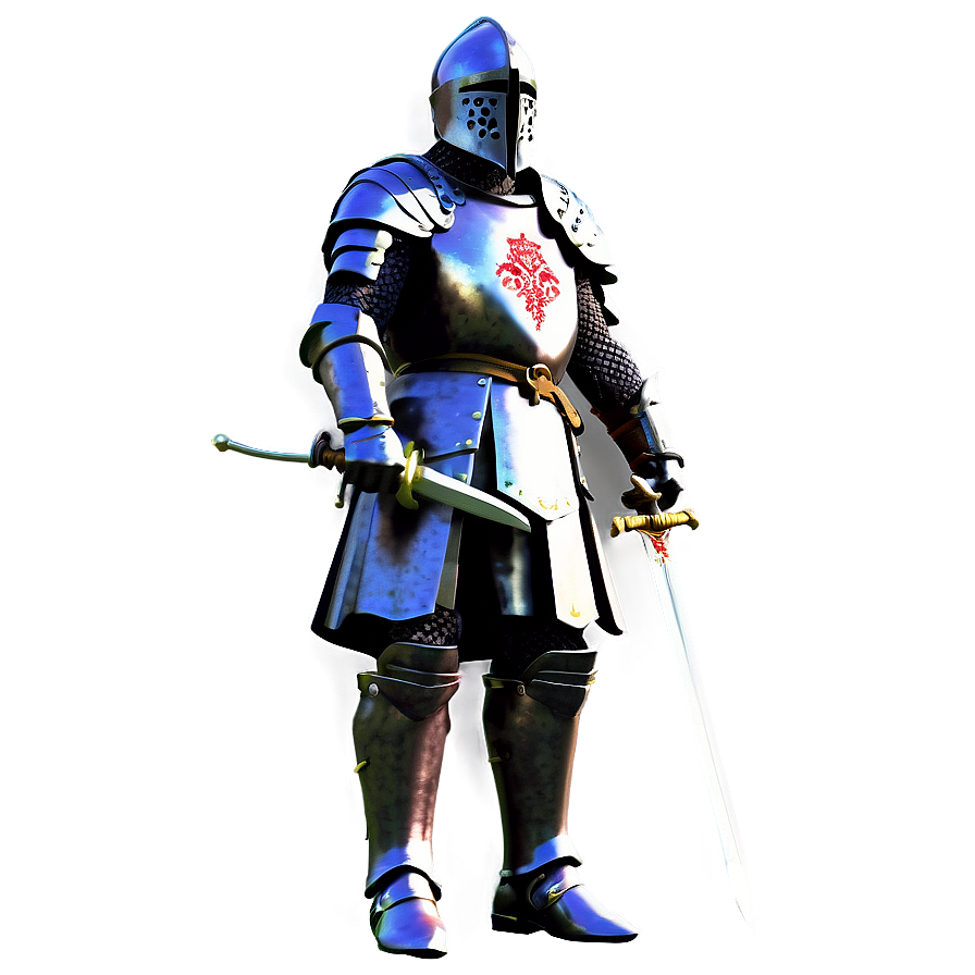 Black Knight With Sword Raised Png Bde