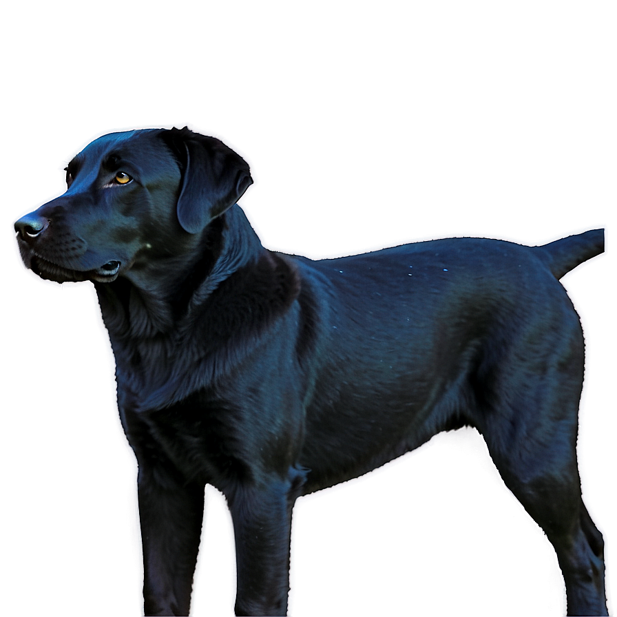 Black Labrador PNG 19 PNG with transparent background