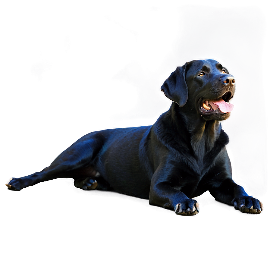 Black Labrador PNG ayk65 PNG with transparent background