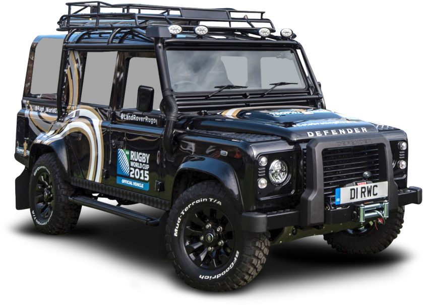 Black Land Rover Defender Car Png Image - Land Rover Defender Png, Transparent Png PNG with transparent background