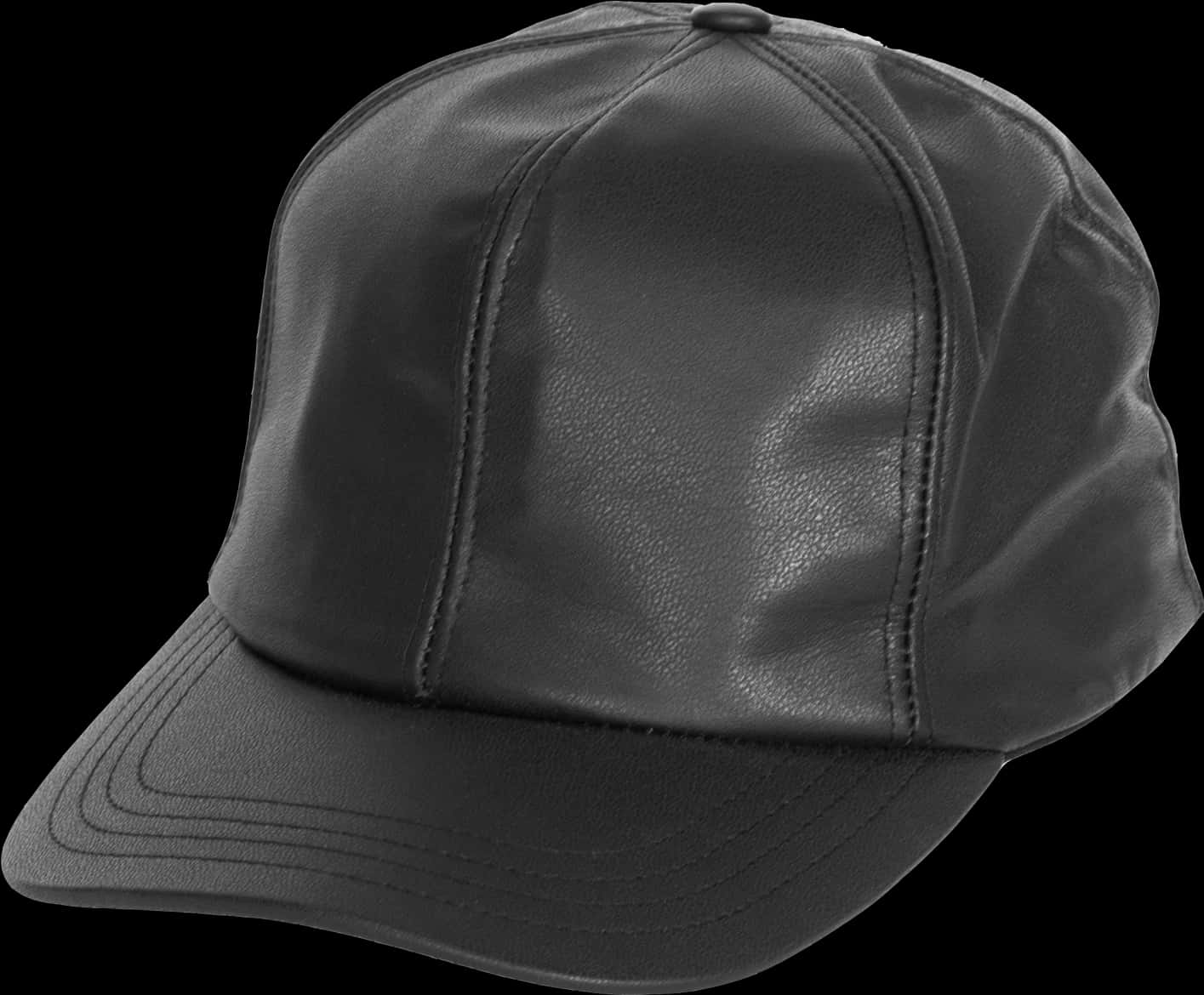 Leather Kangol Baseball Cap, HD Png Download PNG with transparent background