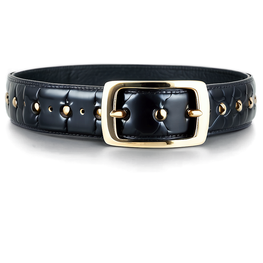 Black Leather Belt Png 36