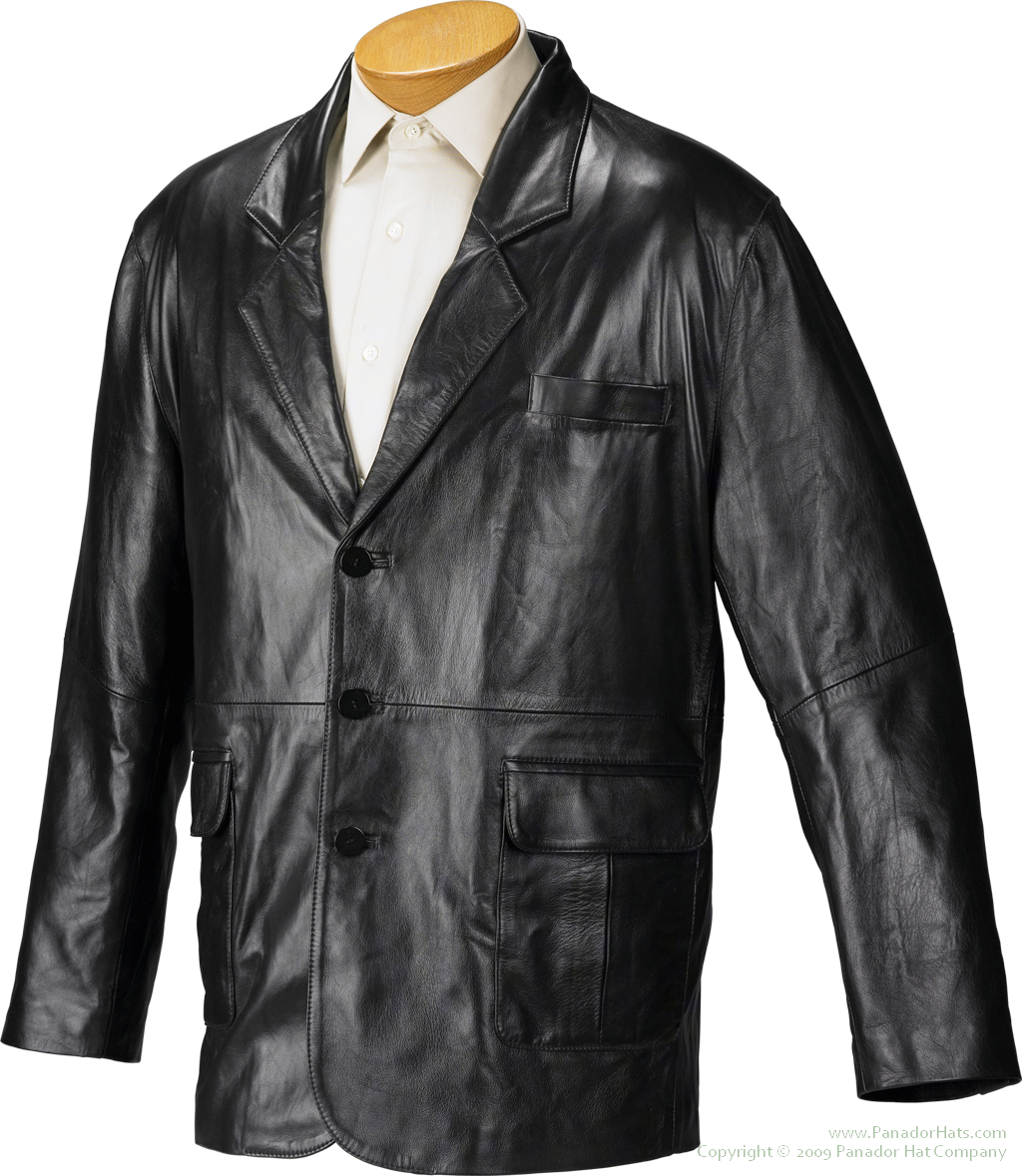 Black Leather Blazeron Mannequin