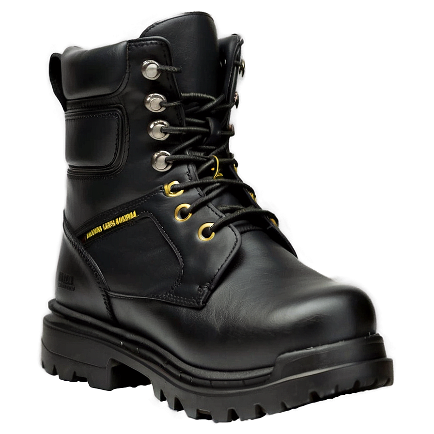 Black Leather Boot Png Jco