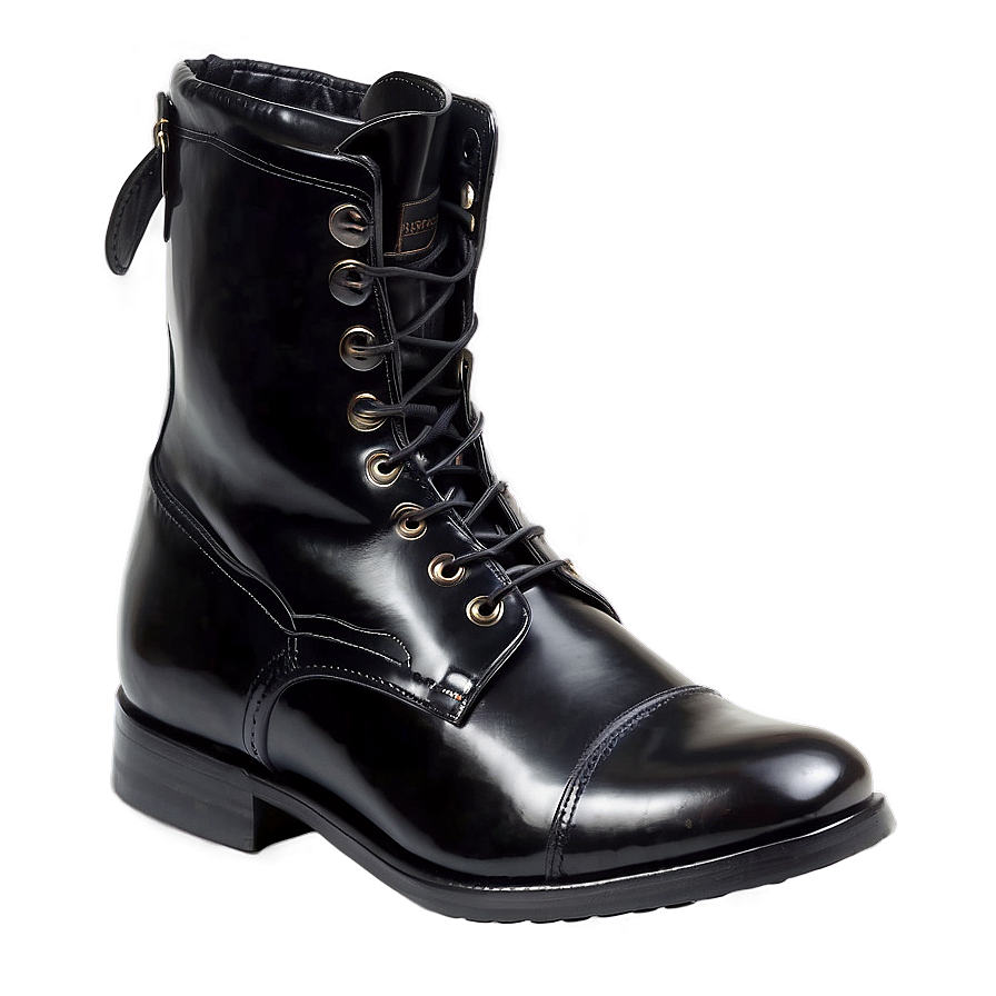 Black Leather Footwear Png 58