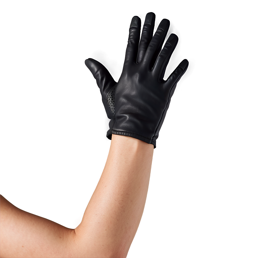 Black Leather Gloves Png 90