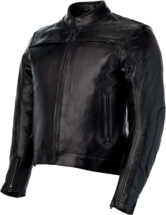 Black Leather Motorcycle Jacket