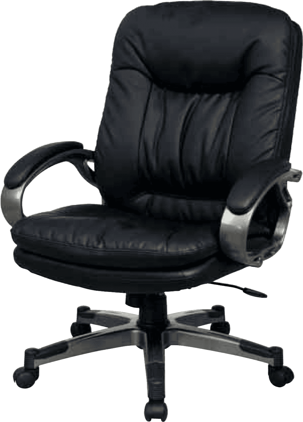Full Back Leather Office Chair, HD Png Download PNG with transparent background
