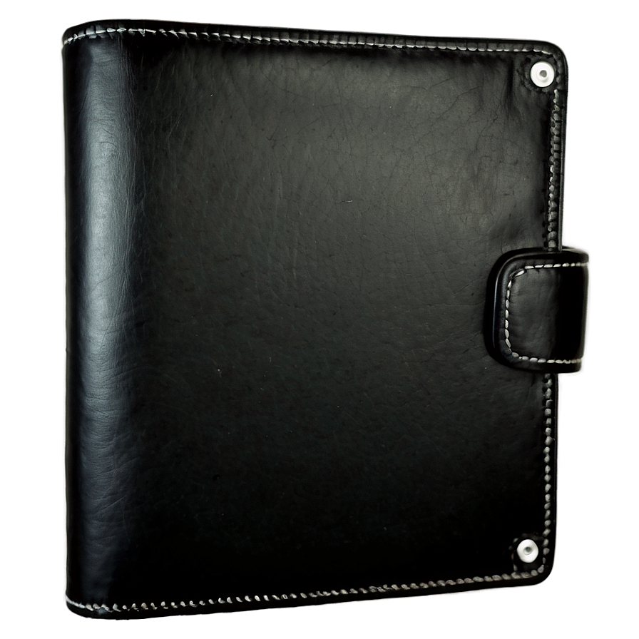 Black Leather Portfolio Png 54