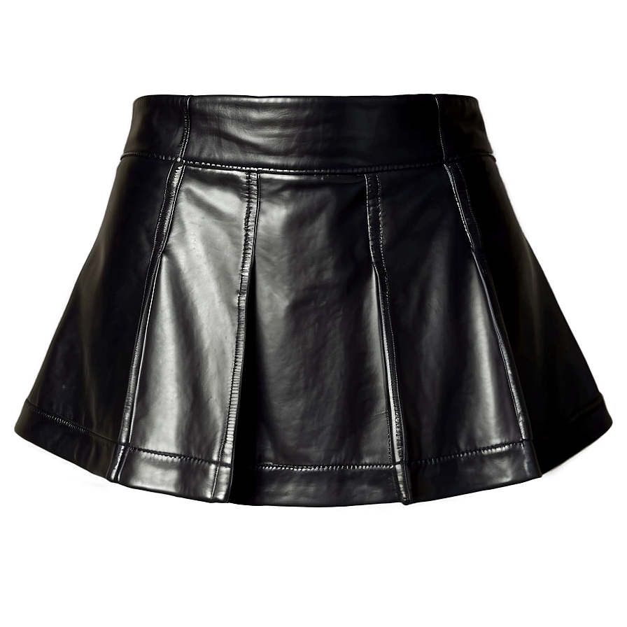 Black Leather Skirt Png Iga76