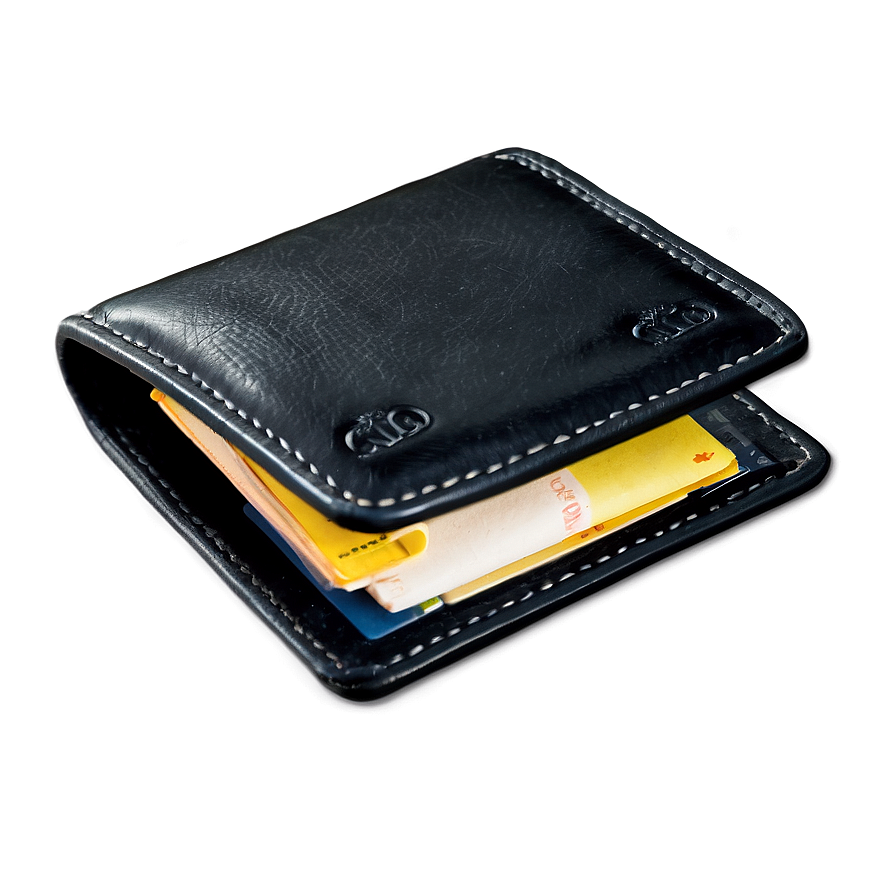 Black Leather Wallet Png Vsc51