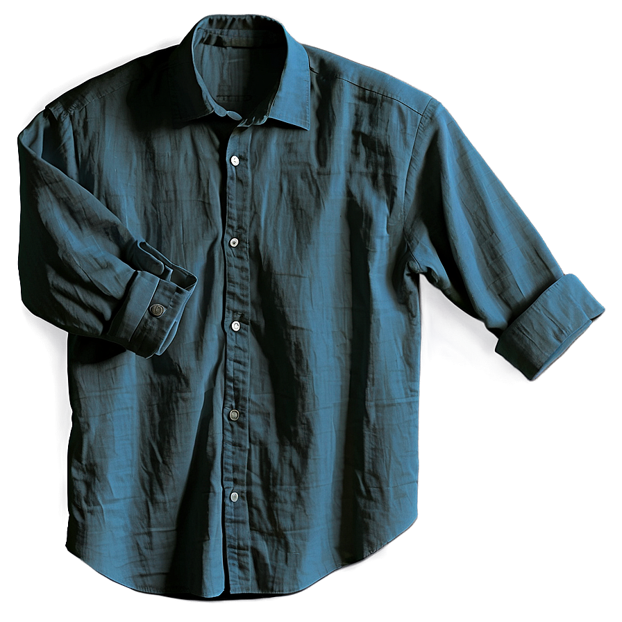 Black Linen Shirt Png Yno