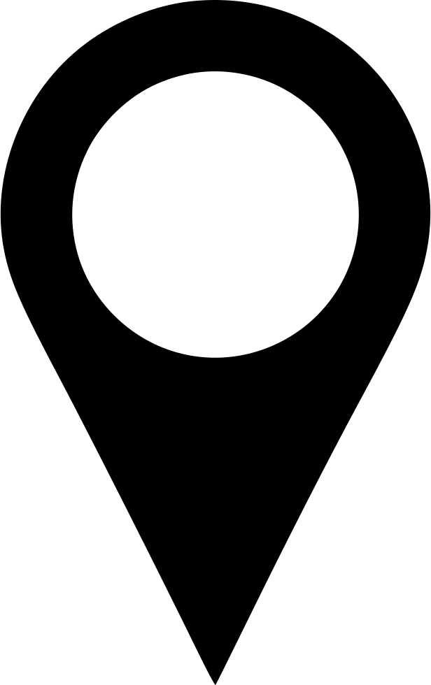 Black Location Pin Icon