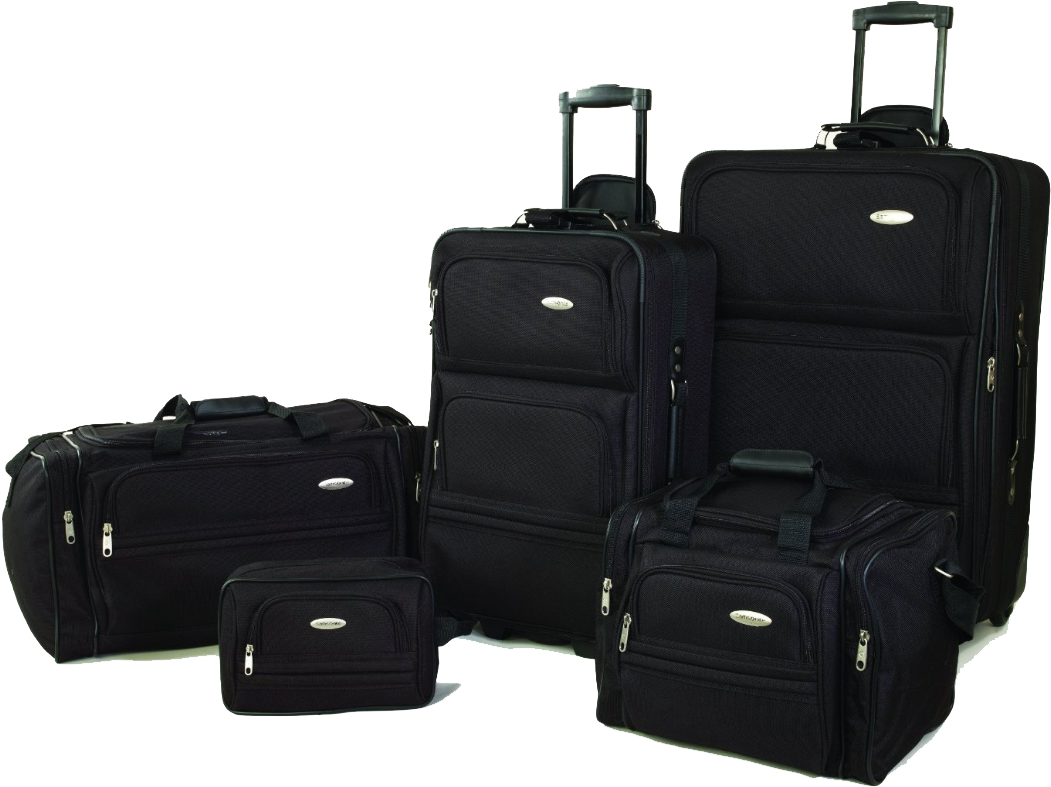 Samsonite 5 Piece Luggage Set, HD Png Download PNG with transparent background