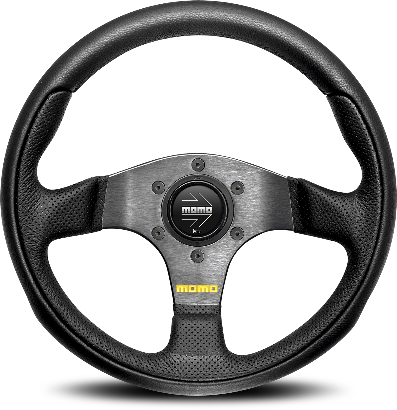Car Momo Motor Vehicle Steering Wheels - Momo Steering Wheel Black, HD Png Download PNG with transparent background