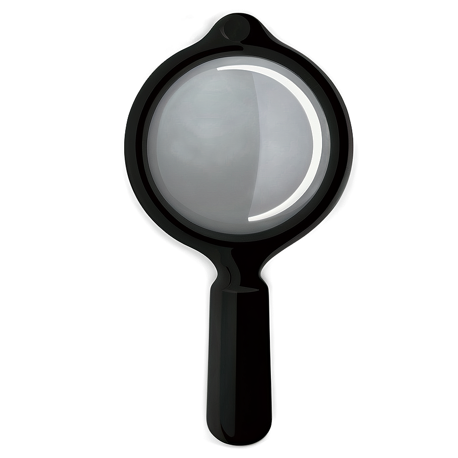 Black Magnifying Glass PNG lip41 PNG with transparent background