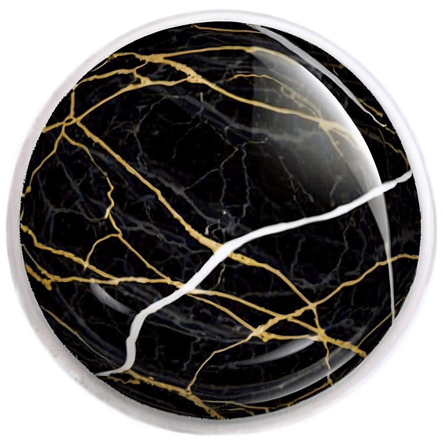 Black Marble Unique Vein Design Png 85