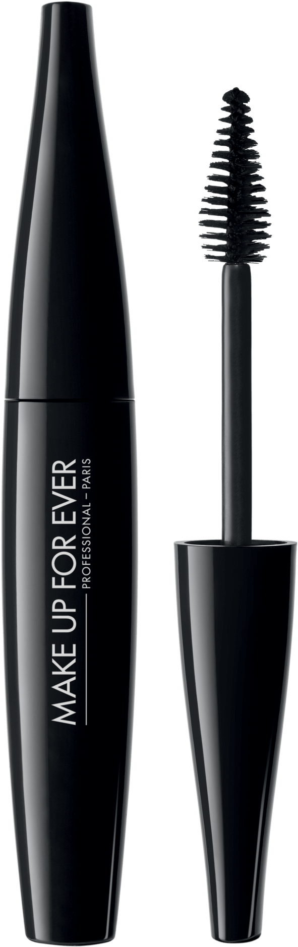 Black Mascara Makeup Product PNG with transparent background