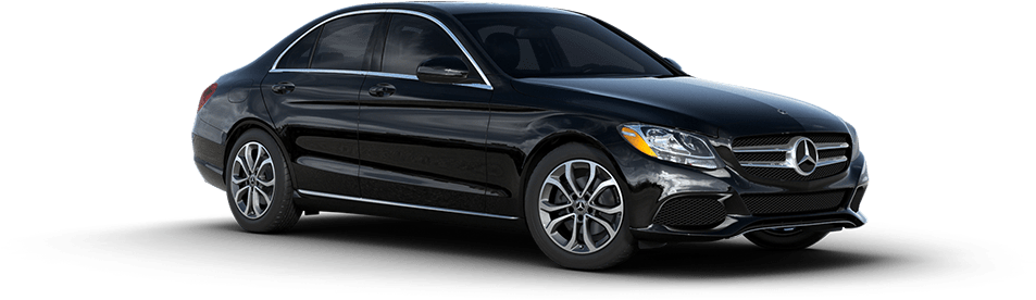 Black Mercedes Benz C Class Sedan