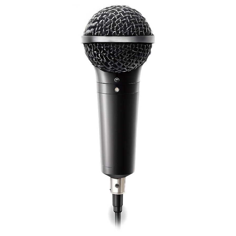 Black Microphone Png 04292024