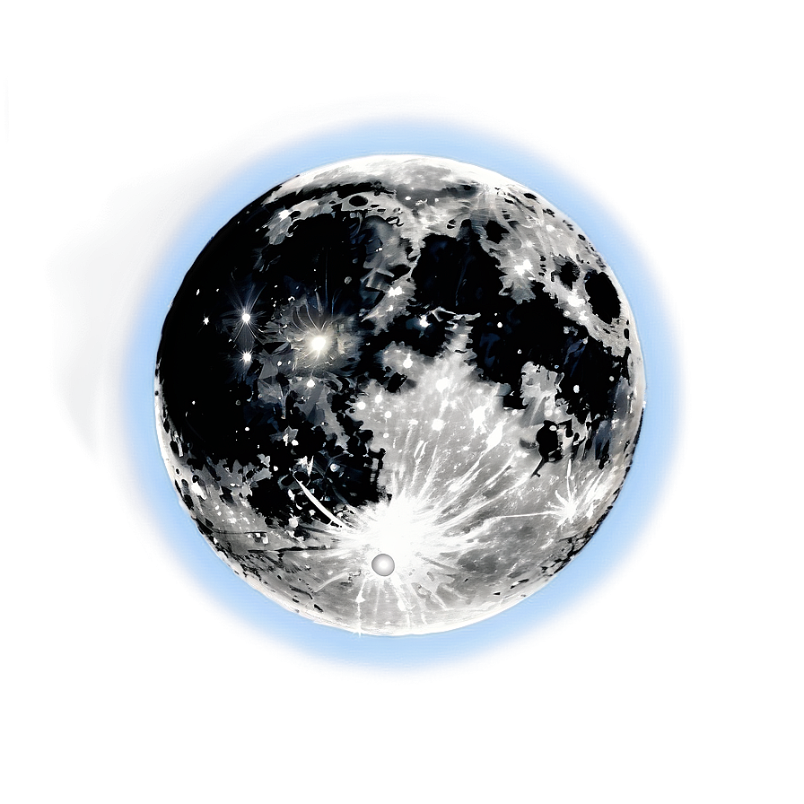 Black Moon In Cosmic Sky Png 06252024