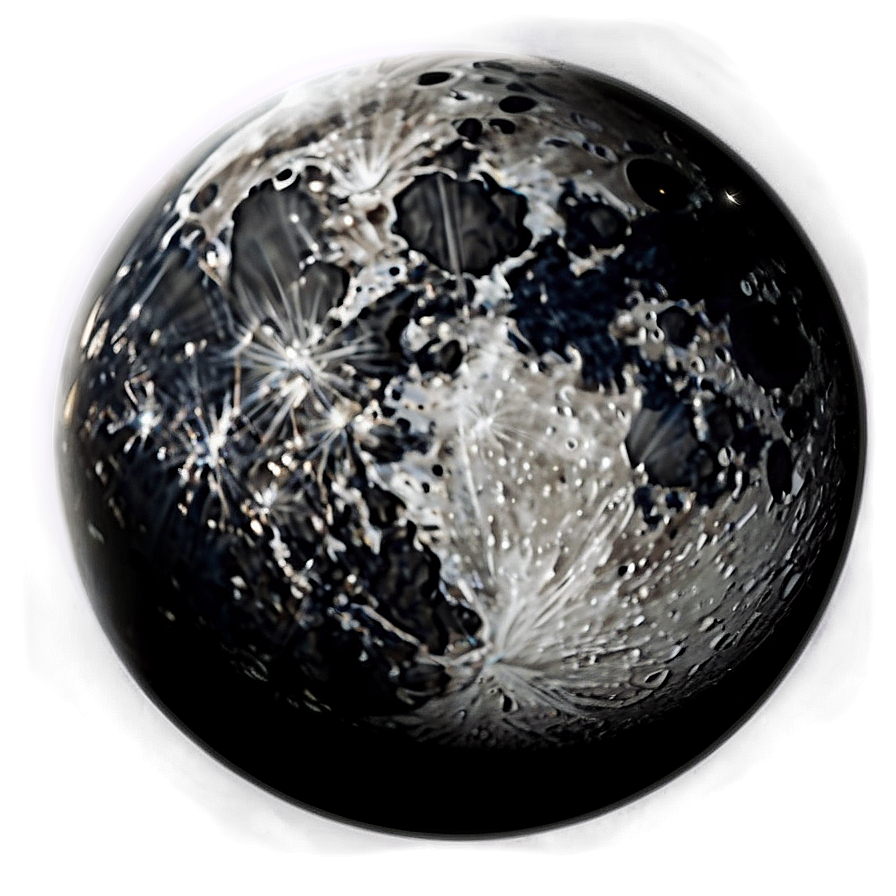 Black Moon In Space Png Led48